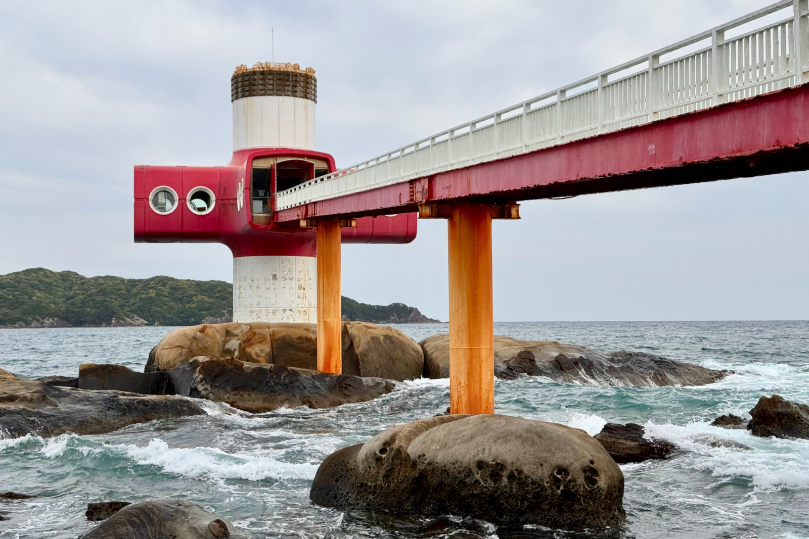 The Ashizuri underwater observatory in Shikoku, Japan