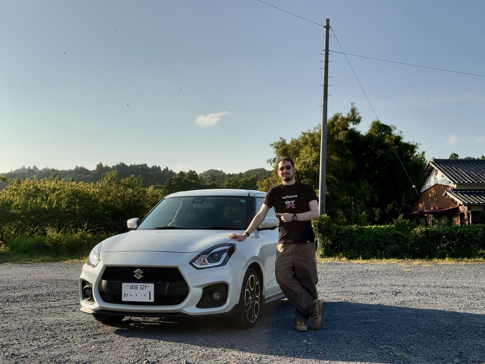Francois with Suzuki Swift Sport